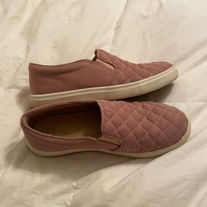Pink slip ons